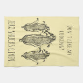 Nullschalen lustiges kundenspezifisches geschirrtuch (Horizontal)