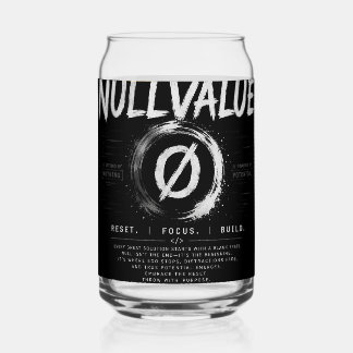 NULLVALUE Cornhole Glaswaren – Zurücksetzen & Aufb Dosenglas