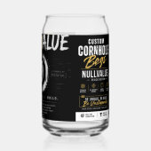 NULLVALUE Cornhole Glaswaren – Zurücksetzen & Aufb Dosenglas (Links)