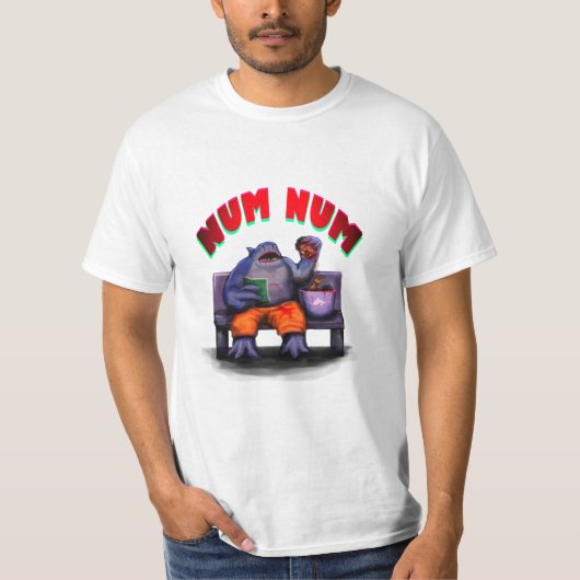 Num Num King Shark T-Shirt (Vorderseite)