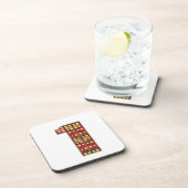 NUMBER1 NumberONE regen Leistung an Getränkeuntersetzer (Rechte Seite)