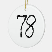 Number78 Keramikornament (Links)
