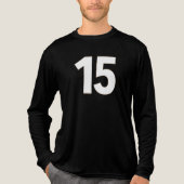 Number 15 Print Novelty Tri-Blend Shirt (Vorderseite)