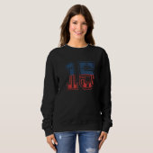 Number 15 USA Sweatshirt (Vorne ganz)