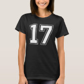 Number 17 T-Shirt (Vorderseite)