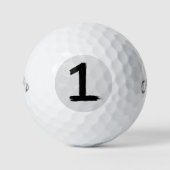 Number 1 Callaway Golf Warbird Golfball (Vorderseite)