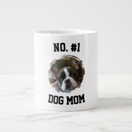 Number 1 dog Mom Mum Mother's Day Pet Lovers Jumbo-Tasse