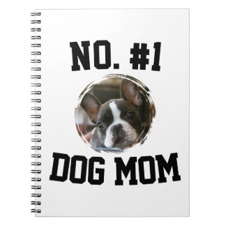 Number 1 Dog Mom Mum Mother's Day Pet Lovers Notizblock