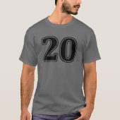 Number 20 Twenty Front T-Shirt (Vorderseite)