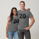 Number 20 Twenty Front T-Shirt (Unisex)