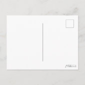 Number 5 Stereogram Magic Eye - No Envelope Postkarte (Rückseite)