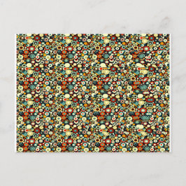 Number 5 Stereogram Magic Eye - No Envelope Postkarte