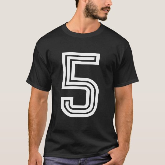 Number 5 T-Shirt (Vorderseite)