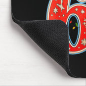 Number 67 Funny Six Seven 6 7 Meme Christmas Light Mousepad (Ecke)