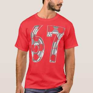 Number 67 Jersey 67 Mama Player Fan T-Shirt