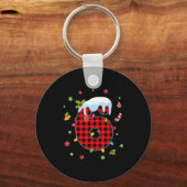 Number 67 Matching Christmas 6 7 Six Seven 6 7 Mem Schlüsselanhänger (Vorderseite)