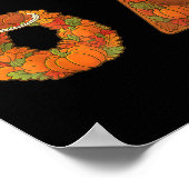 Number 67 Matching Six Seven 6 7 Meme 67 Thanksgiv Poster (Ecke)