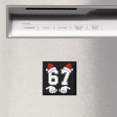 Number 67 Matching Six Seven 6 7 Meme 6 7 Christma Magnet (In Situ (Geschirrspüler))