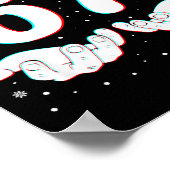 Number 67 Matching Six Seven 6 7 Meme 6-7 Christma Poster (Ecke)