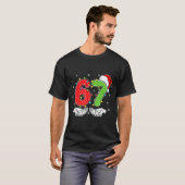 Number 67 Matching Six Seven 6 7 Meme 6-7 Christma T-Shirt (Vorne ganz)