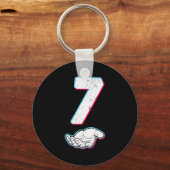 Number 67 Matching Six Seven 6 7 Meme 6 7 Hallowee Schlüsselanhänger (Vorderseite)
