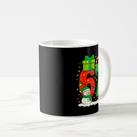 Number 67 Meme Matching Christmas Couple 67 Six Se Kaffeetasse (VorderseiteRechts)