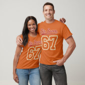 Number 67 Numbered Six Seven Baseball Jersey Style T-Shirt (Unisex)