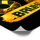 Number 67 Numbered Uniform Srts Jersey Team 67th B Poster (Ecke)