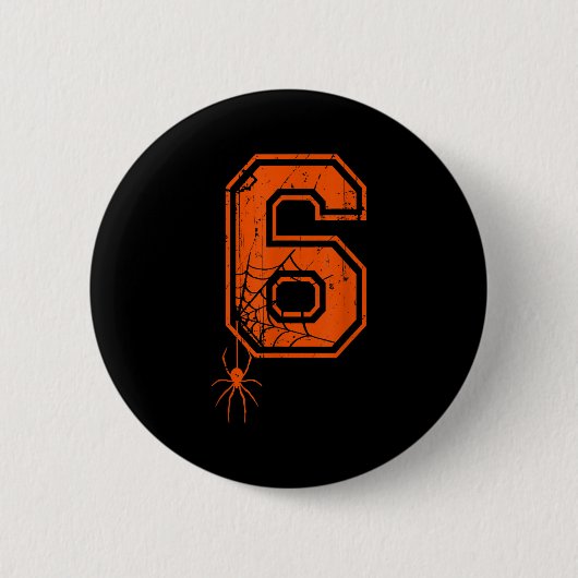 Number 6 67 Meme Halloween Sder Costume Matching G Button (Vorderseite)