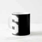 Number 6 6th Birthday Boy Kids Six Year Old Happy Kaffeetasse (Vorderseite Links)