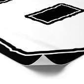 Number 6 6th Birthday Boy Kids Six Year Old Happy Poster (Ecke)