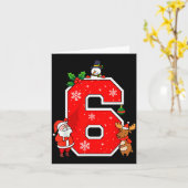 Number 6 7 Meme 67 Couple Pajamas Christmas Matchi Karte (Gelbe Blume)