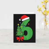 Number 6 Christmas 6 7 Matching 67 Meme Men Women  Karte (Gelbe Blume)