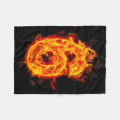Number 6 Fire Ice Number Sechs Sieben Meme 67 Alph Fleecedecke (Vorderseite (Horizontal))