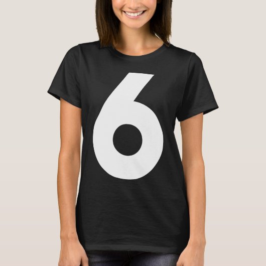 Number 6 Front  T-Shirt (Vorderseite)