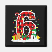 Number 6 Funny 67 Six Seven Meme Matching Couple C Magnet (Vorne)