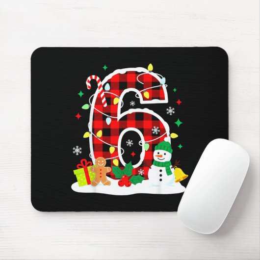 Number 6 Funny 67 Six Seven Meme Matching Couple C Mousepad (Mit Mouse)