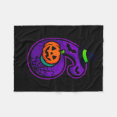 Number 6 Funny Meme Saying 6 7 Six Seven Halloween Fleecedecke (Vorderseite (Horizontal))