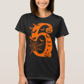 Number 6 Funny Meme Saying 6 7 Six Seven Halloween T-Shirt (Vorderseite)