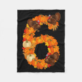 Number 6 Funny Saying 6 7 Six Seven Meme Couple Th Fleecedecke (Vorderseite)