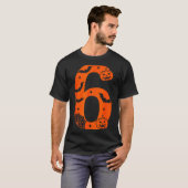 Number 6 Funny Six Seven Meme Halloween T-Shirt (Vorne ganz)