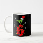 Number 6 Matching 67 Meme 6 7 Christmas Boys Youth Kaffeetasse (Links)