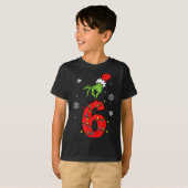 Number 6 Matching 67 Meme 6 7 Christmas Boys Youth T-Shirt (Vorne ganz)