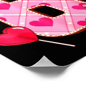 Number 6 Matching 67 Meme 6 7 Couple Matching Vale Poster (Ecke)