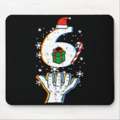Number 6 Matching 67 Meme Christmas 6 7 Xmas Men W Mousepad (Vorne)