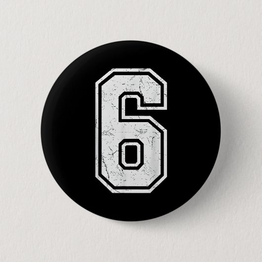 Number 6 Matching 67 Meme Costume Men Women Kids Button (Vorderseite)