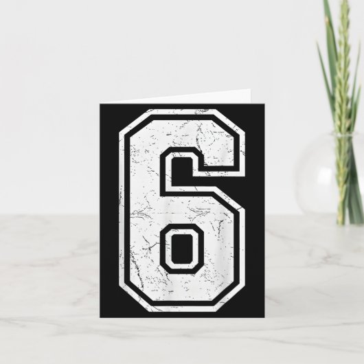 Number 6 Matching 67 Meme Costume Men Women Kids Karte (Vorderseite)