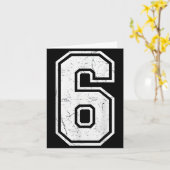 Number 6 Matching 67 Meme Costume Men Women Kids Karte (Gelbe Blume)