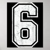 Number 6 Matching 67 Meme Costume Men Women Kids  Poster (Vorne)