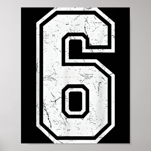 Number 6 Matching 67 Meme Costume Men Women Kids  Poster (Vorne)